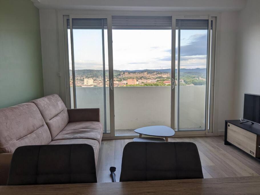 Apartment - Vue Imprenable Sur La Cite Medievale - Parking Gratuit - Climatise Carcassonne